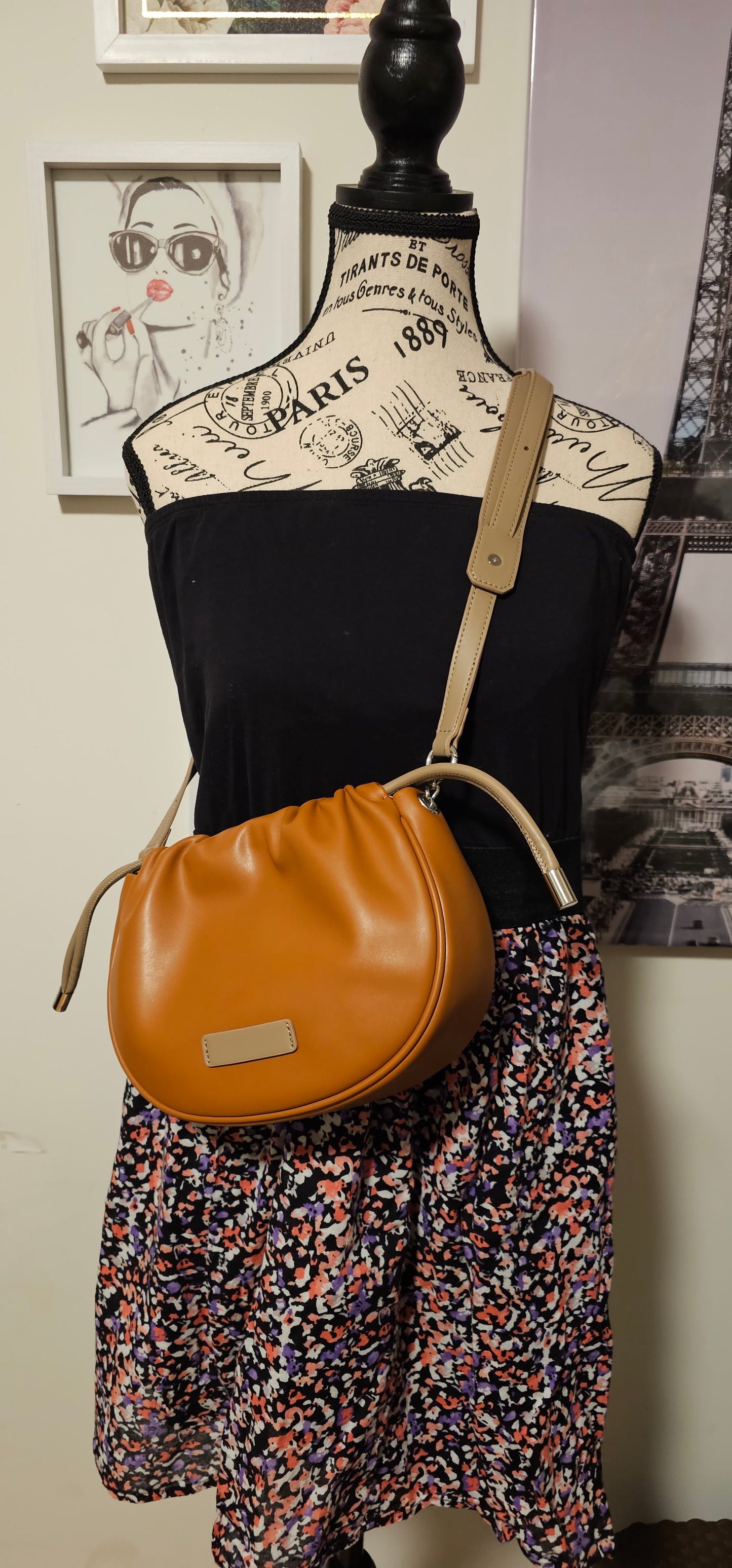 #A51 Brown Dumpling bag