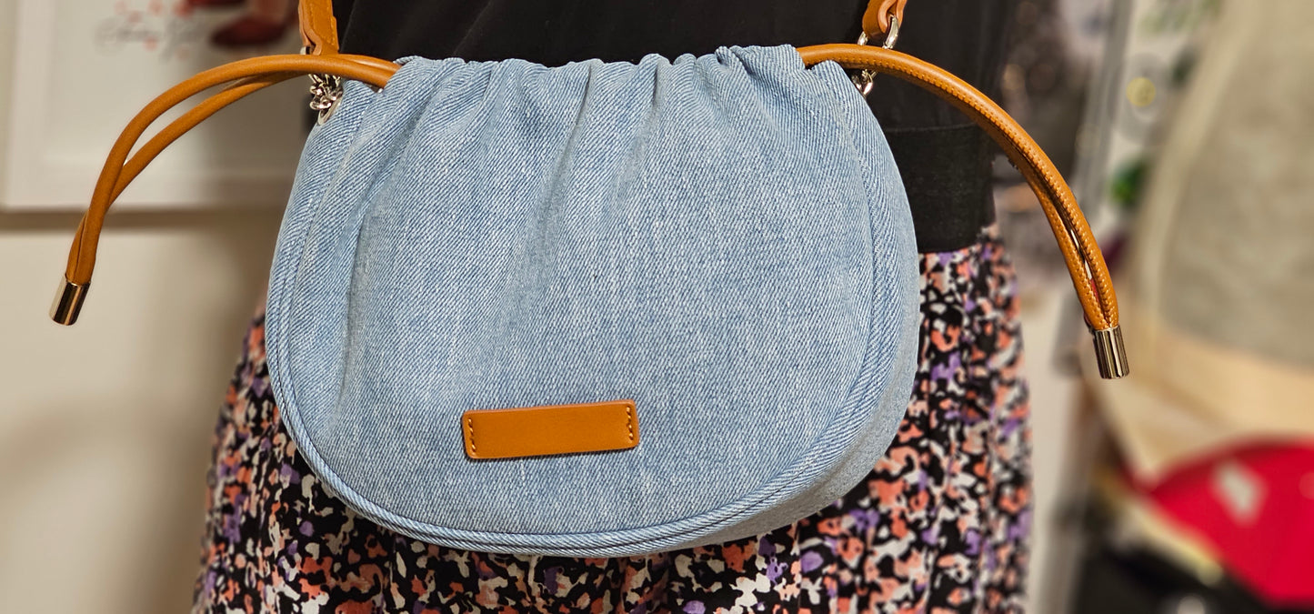#A50 Denim Dumpling bag
